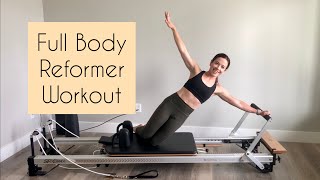 Pilates Reformer Workout  Full Body  45 min  Intermediate Level [upl. by Refinneg]