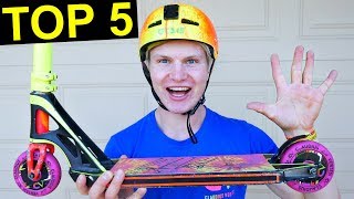 TOP 5 BEGINNER SCOOTER TRICKS [upl. by Lawton267]