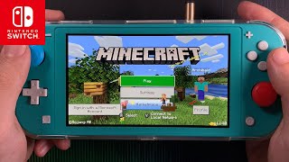 Minecraft on the Nintnedo Switch Lite  Acquaintance [upl. by Legge]