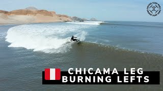 LONGEST LEFT WAVE IN THE WORLD  CHICAMA PERÚ [upl. by Aniz]