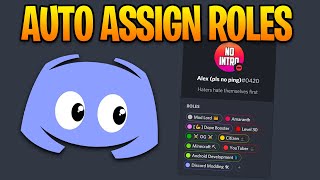 Auto Assign Roles to New Users on Discord [upl. by Eiramaliehs]