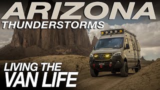 Arizona Thunderstorms  Living The Van Life [upl. by Merissa]