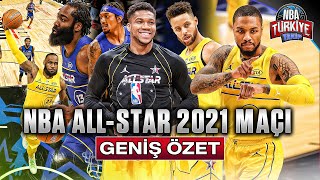 NBA ALL STAR 2021 MAÇI  GENİŞ ÖZET 7 Mart 2021 [upl. by Neenahs]