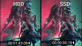 Valorant  SSD Vs HDD  Load Time Test  Game Performance Test [upl. by Hinch]