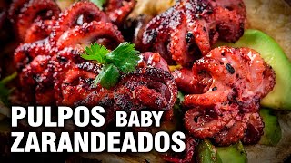 Pulpos zarandeados mini  Gfood [upl. by Arondel316]