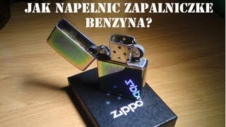 ZIPPO  jak napełnić zapalniczkę benzyną [upl. by Hallutama]