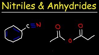 Naming Acid Anhydrides and Nitriles  IUPAC Nomenclature [upl. by Latoyia]