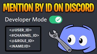 Turn on Developer Mode amp Mention Roles Users Channel by ID on Discord [upl. by Raquela]