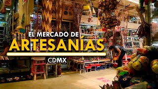 El MERCADO de ARTESANÍAS en la CIUDADELA  CDMX  Qué Chido [upl. by Ateinotna813]