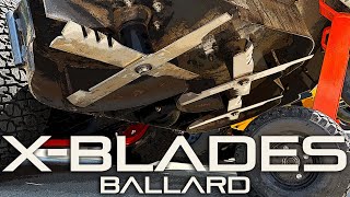 Ballard Inc  XBlades Pulverize Leaves and Grass [upl. by Illona]