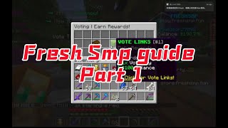 Minecraft Fresh Smp guide part 1 [upl. by Bromleigh]