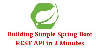 Building Simple Spring Boot REST API in 3 Minutes  Eclipse  Quick Beginner Guide [upl. by Okorih]