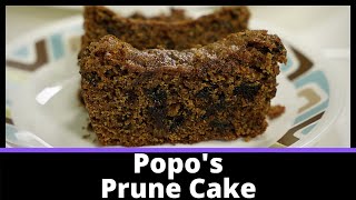 Prune Cake  Old Time Favorite  MOIST and DELICIOUS Recipe [upl. by Janette86]