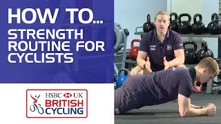 How to Strength routine for cyclists [upl. by Kacerek444]