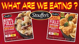 FROZEN STOUFFERS  WHAT ARE WE EATING [upl. by Roman244]