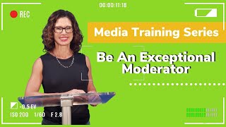 How To Moderate A Panel Discussion Audiences Will Love  Media Training [upl. by Ardekahs]