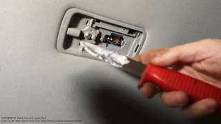 How to replace interior light bulb Toyota Corolla years 1995 to 2016 [upl. by Gunnar]