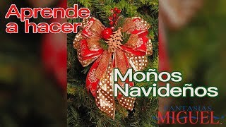 Aprende a hacer Moños Navideños 1era parte [upl. by Anitac]