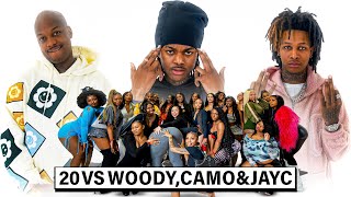 20 WOMEN VS 3 YN’s LIL WOODY CAMOTOOFUNNY amp JAYC [upl. by Otirecul]