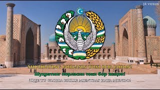 Himno nacional de Uzbekistán UZES letra  Anthem of Uzbekistan Spanish [upl. by Huberman]