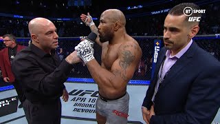 quotHe ran and ran he is not big championquot Yoel Romero reacts to loss vs Adesanya at UFC 248 [upl. by Marji726]