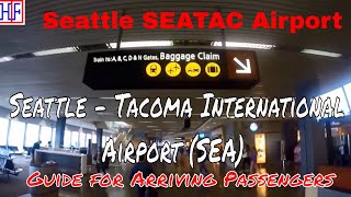 Seattle Tacoma International Airport SEA–Arrivals and Ground Transportation GuideSEATAC Airport [upl. by Akehsal]