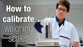 How to calibrate weighing scales [upl. by Richara197]