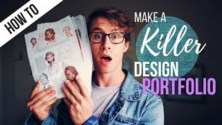 How to Make the BEST Design Portfolio for University [upl. by Ttessil]