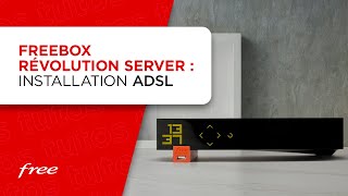 Freebox Revolution  installation du boîtier Server en ADSL [upl. by Rexer542]