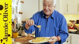 Real Spaghetti Carbonara  Antonio Carluccio [upl. by Palmore512]