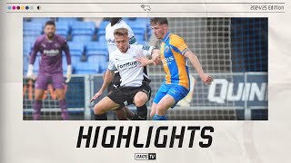 HIGHLIGHTS  Shrewsbury Town Vs Derby County [upl. by Bach381]