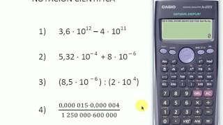 Notación Científica y Calculadora [upl. by Wenger]