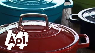 How To Use An Enameled Cast Iron Pot  Martha Stewart [upl. by Nageet]