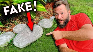 Does This Landscaping Hack Work DIY Faux Stone Edging [upl. by Hsirahc]