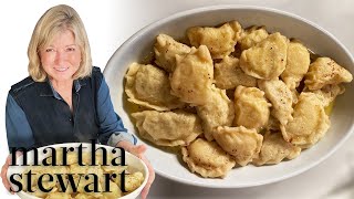 Martha Stewart Makes Pierogi From Big Martha’s Recipe  Homeschool with Martha [upl. by Dowdell951]