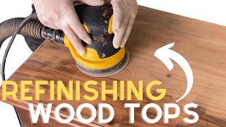 How to refinish cherry wood table tops [upl. by Leonsis]