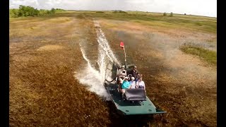 Florida Everglades Airboat Adventure  An Aerial View amp Alligators mating call [upl. by Harrod]