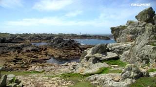 Ile dOuessantlîle aux 5 pharesOuessant island with five lighthouses [upl. by Noryahs]