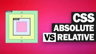 CSS Absolute vs Relative Position EXPLAINED [upl. by Dnyletak]