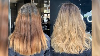 Cómo hacer corrección de color Eliminar el pelo Naranja Color Correction [upl. by Eilyac634]