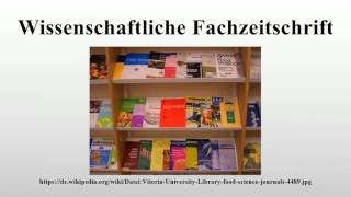 Wissenschaftliche Fachzeitschrift [upl. by Garmaise]