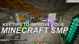 7 KEY TIPS to Making a Successful SMP Minecraft [upl. by Aidualk]