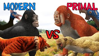 Prehistoric vs Modern Animal  SPORE [upl. by Annai]