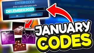 NEW JANUARY Redeem Codes In Rocket League [upl. by Kyte]