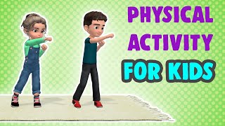 Physical Activities For Kids Get Active At Home [upl. by Brockie]