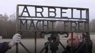 Stolen Dachau concentration camp gate returned [upl. by Colman964]