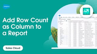 Add Row Count as Column to a Report [upl. by Georgianne]