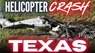 HELICOPTER CRASH Texas 2 DEAD Rescue LIVE [upl. by Asirem]