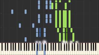 Dmitri Shostakovich  Waltz No 2 Piano Tutorial Synthesia [upl. by Nylazor]