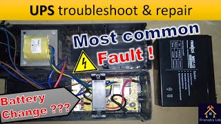 UPS  Troubleshooting amp Repair  UPS Backup Problem [upl. by Hsilgne]